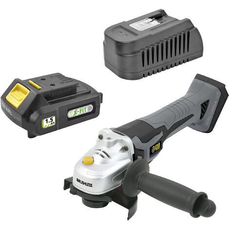 KIT XFB-GRINDER Meuleused'angle 18V BRUSHLESS Ø115mm + batterie 1,5Ah + chargeur rapide (1/2)