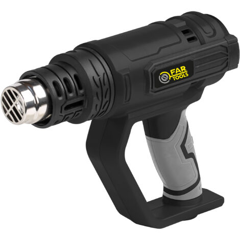Fartools – Décapeur thermique 2000 W – Température réglable 60 à 600 °C – Vitesse ventilation 350/500 l/min – Câble 2 m pour décapage précis - HG2000