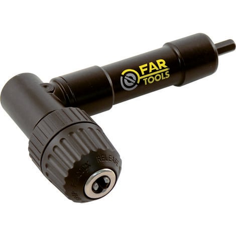 Adaptateur pour perçage vissage angulaire 90°, mandrin 10mm auto-serrant