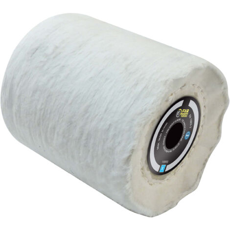 Brosse en coton Ø80mm/L100mm pour lustrer (1/6)