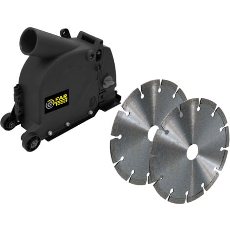 Kit de rainurage béton Ø 125mm pour meuleuse 115/125mm