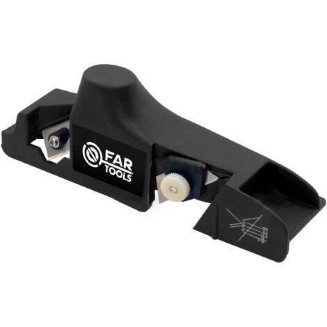 Fartools – Rabot à chanfreiner 9,5/12,5/15mm – Réglages de profondeur pour plaques de plâtre – Lame frontale réversible pour durabilité