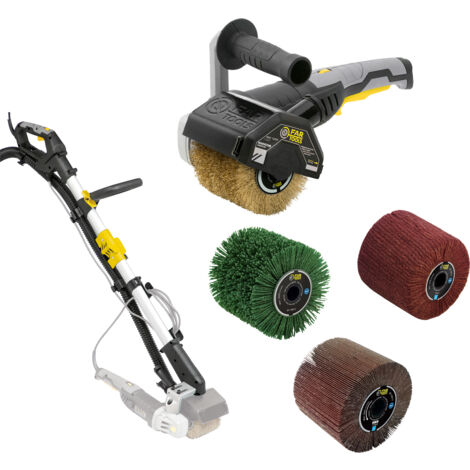 Bundle "JE DEGRISE MA TERRASSE" - Rénovateur et Perche Pliante avec 3 Brosses Spécialisées