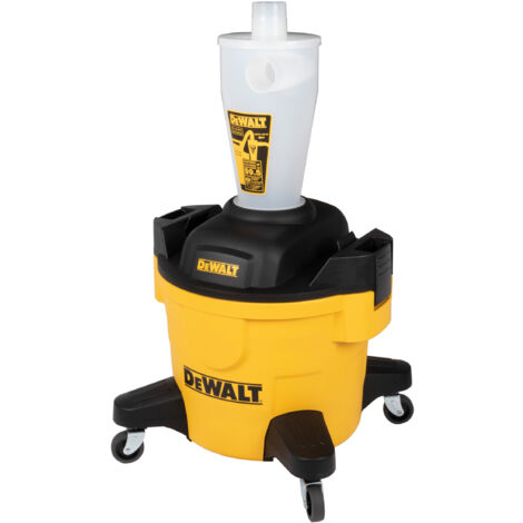 Dewalt – Cuve cyclonique séparatrice de débris et poussières 23L – Efficacité filtration 99,5 % – Compatible aspirateurs eau & poussières – DXVCS002