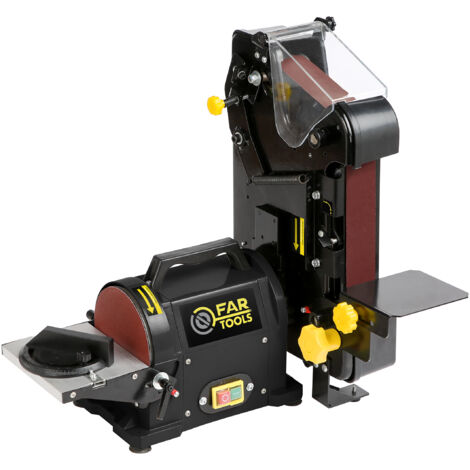 Combiné ponceur Fartools SLTS 550 - 550W - 3-en-1 bande, disque, tube - Aspiration intégrée