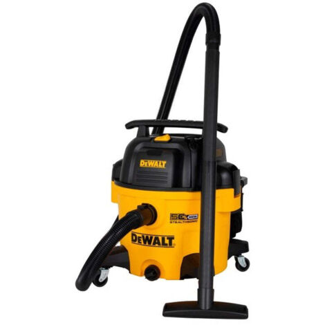 Dewalt – Aspirateur eau et poussières 960W – Cuve 34L – Silencieux jusqu’à 50% – Vidange intégrée – Pour chantiers humides et espaces confinés (1/4)