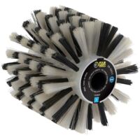 Fartools – Brosse pour meuleuse en fibre plastique Ø120mm – Longueur 100mm – Nettoyage efficace surfaces planes et complexes – Compatible REX120C, REX200, REX-H-200