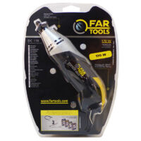 Mini Meuleuse Fartools 170W – 126 Accessoires, Flexible, Support, Vitesse Variable 8000-35000 Tr/min