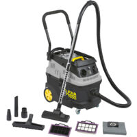 Fartools – Aspirateur professionnel eau et poussières 35 L – 1600 W – Dépression 20 Kpa – Fonction souffleur pour chantiers humides