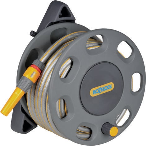 Wall-Mounted 30m Hose Reel with 15m Hose : Easy-to-install Wall