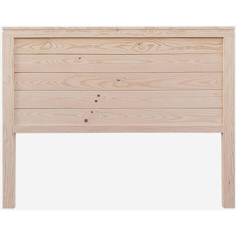 Cabecero Cama 105 tablero horizontal Acabado crudo sin pintar madera pino modelo CRIPTANA