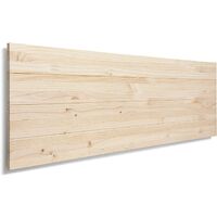 Cabecero Cama 135 tablero mecanizado Acabado crudo sin pintar madera pino modelo TREVINCA