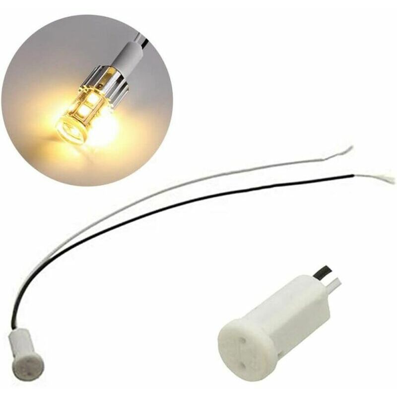 Support de lampe Vis de fixation 5pcs / lot GU10 Porte-lampe LED Holder lampe  avec connecteur for ampoule halogène céramique lampe Support de lampe  Holder fil Socket : : Luminaires et Éclairage