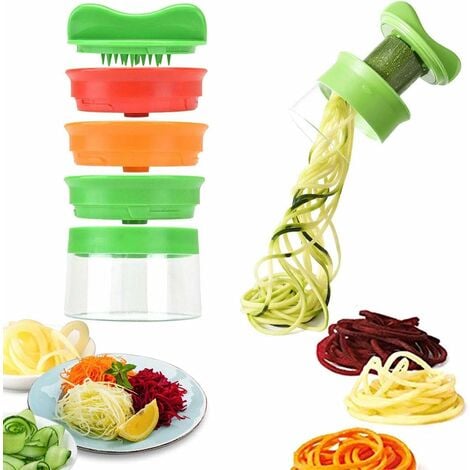 Coupe Légumes Spirale, 3 en 1 Spaghetti de Légumes Spiralizer