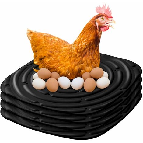 Tapis de nidification réutilisable pour poules - Tapis de nidification  naturel pour poules pondeuses d'œufs, poulaillers, animaux domestiques,  jardin