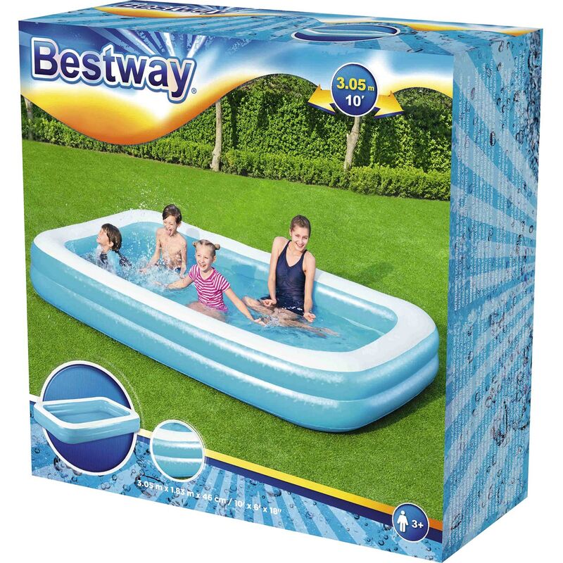 Piscina hinchable Bestway Happy Flora 229 x 152 x 56 cm