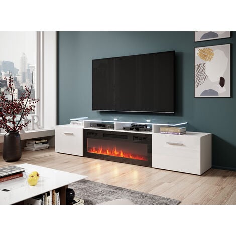 Muebles TV con chimenea - Calidad y Estilo
