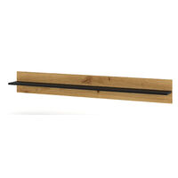 Étagère suspendue ANETTE B 151 cm chêne artisan/noir mat