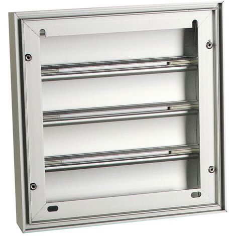 Grille de hotte 210x210mm aluminium gris RAL9006 - RENSON - 10114