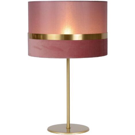 TUSSE. Lampe de tab.-Rose-Ø30