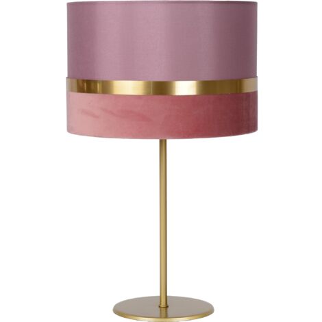 TUSSE. Lampe de tab.-Rose-Ø30