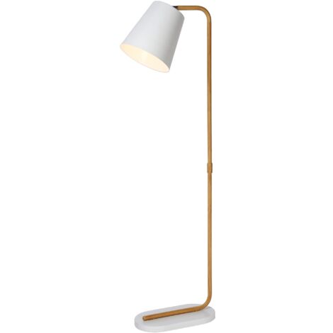 CONA Lampadaire-Blanc-1xE27