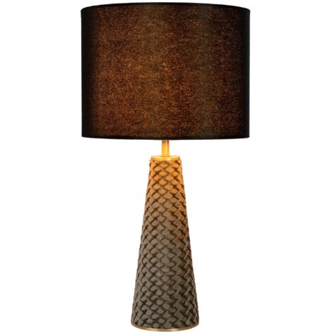 VELVET. Lampe de tab.-Noir-Ø25