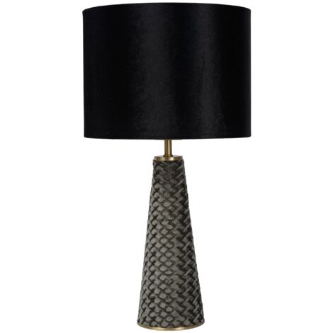 VELVET. Lampe de tab.-Noir-Ø25