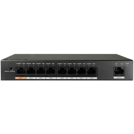 Netzwerk Poe Switch Ports Rj Lan Ethernet Mbps Video Berwachung