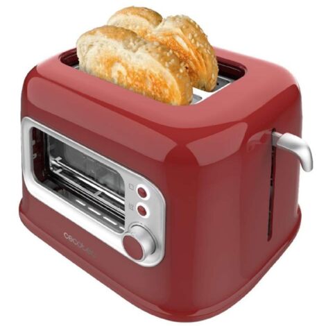 Cecotec Vertikale Toaster RetroVision Red