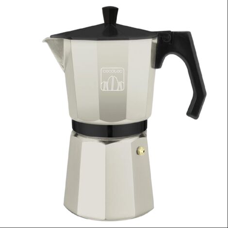 Cecotec Italienische Kaffeemaschine Italiensicher Espressokocher Cumbia Mokclassic 1200 Beige