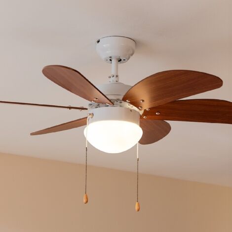 Cecotec EnergySilence Aero 450 Deckenventilator Mit Licht - 50 W, 4 Reversible Flügel, Sommer/Winter Modus