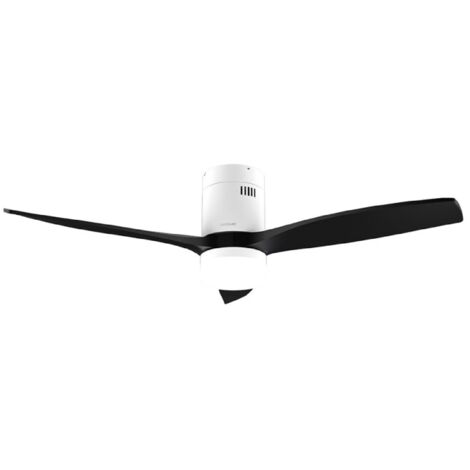 Cecotec - Deckenventilatoren EnergySilence Aero 5500 Aqua Black&Black Connected, DC 40 W Motor, Wi-Fi-Steuerung, Innen- und Außengebrauch, 3 Rücken, 6 Verkauf, Schwarz