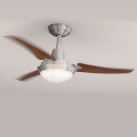 Cecotec Deckenventilator Mit Licht EnergySilence Aero 3600 – 3 Einziehbare Flügel, DC-Motor, Fernbedienung, Timer