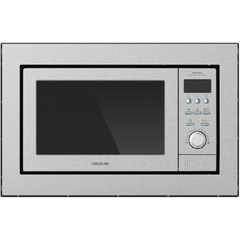 Cecotec Einbau-Mikrowellen mit Teller GrandHeat 2500 Built-in Steel