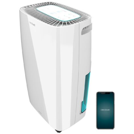 Cecotec – Déshumidificateur connecté 10 L/j – Réservoir 2,5 L – Déshumidifie jusqu’à 105 m³ – Écran LED – Minuterie 24h – Silencieux (1/9)