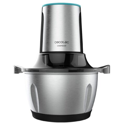 Cecotec Hachoir électrique ChopBeat 1500 Titanblack Steel