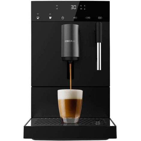 Cecotec – Cafetière super automatique compact 1350W – 19 bars – Système Thermoblock – Café personnalisé – Buse vapeur ajustable
