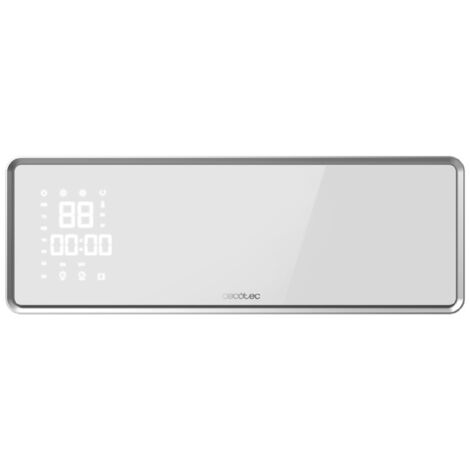 Cecotec – Chauffage mural céramique 2000W – Wi-Fi, écran LED, télécommande – 3 modes de fonctionnement – Protection IP22 pour salle de bains
