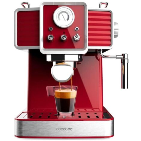 Machine à espresso et à cappuccino, with 20 bar, manomètre et mousseur réglable.