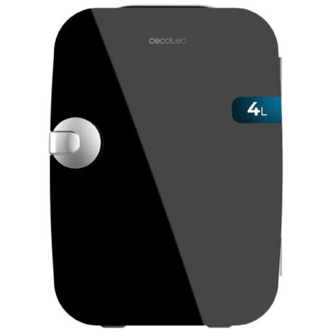 Cecotec Mini Frigo Bolero MiniColing 20L Bahamas Noir. Capacité 20 L, Fonctionnement 12-220 V, Compatible avec Caravanes, Fonction Chaud et Froid, Température Réglable de 7 ºC à 65 ºC