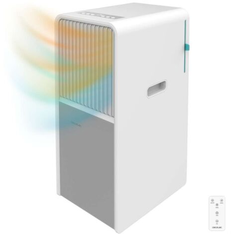 Cecotec Climatiseur portable avec commande et pompe de ForceClima 9450 Style Heating, 9000 BTU, écran tactile, affichage LED, 5 modes, 2 vitesses, déshumidificateur, minuterie, 25m2