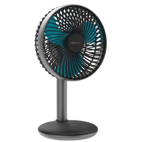 Ventilateur de bureau portable Cecotec EnergySilence 4000 à piles, couleur foncée. (1/5)