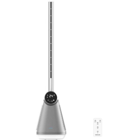 Cecotec – Ventilateur colonne bladeless 39 pouces – Puissance 50W – 3 vitesses – Oscillation automatique 40º – Contrôle tactile avec écran LED