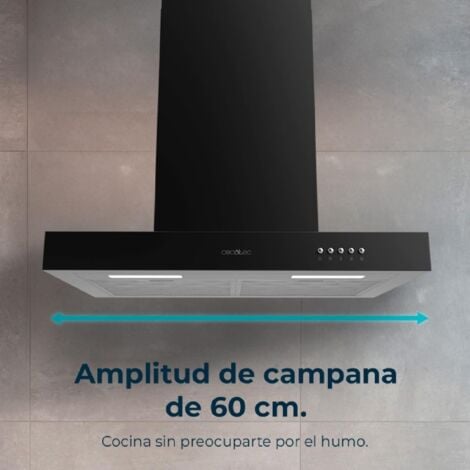 Cecotec Hotte aspirante en T Bolero Flux TM 606500 Black A