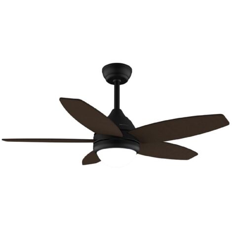 Cecotec – Ventilateur de plafond avec lumière LED – 5 pales aérodynamiques – 3 vitesses – Moteur 53W – Diamètre 106 cm – Minuterie 1-8h