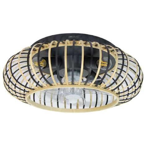 Cecotec Ventilateurs de plafond avec lumière EnergySilence LampAero 600 Natural Wood (1/5)