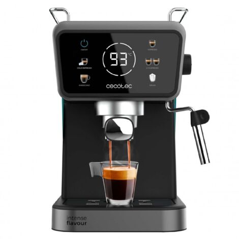 Cecotec – Cafetière à dosettes avec écran tactile – Système ColdBrew pour café froid, tiède ou chaud – Pompe 20 bars – Buse vapeur orientable (1/5)