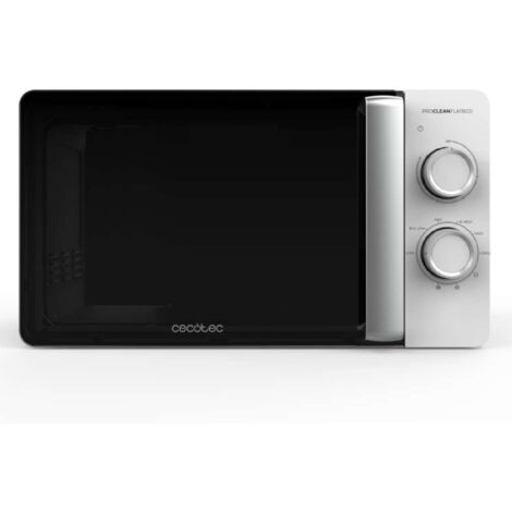 Cecotec Micro-ondes Proclean 3110 Flatbed. Capacité 20L, 700W, 6 niveaux ajustables, grille de 800W