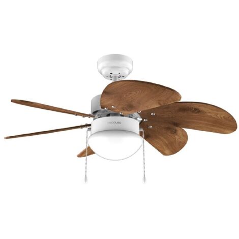 Cecotec Ventilateur de plafond avec lampe EnergySilence Aero 365 White&Wood (1/5)
